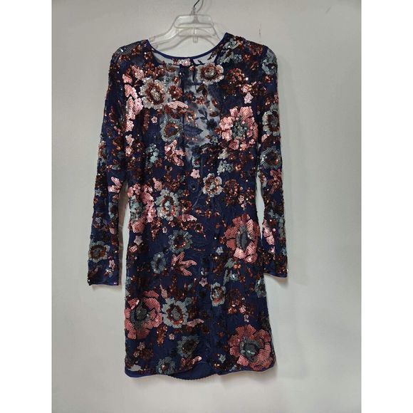 Anthropologie Sequin Mini Dress Size 2 - Picture 8 of 11